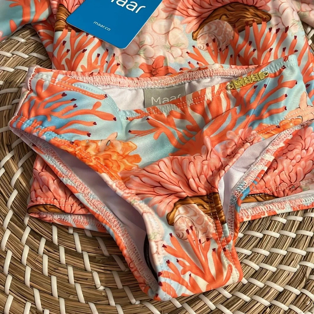 NWT. Maar Coral Reef Kids Swim Set